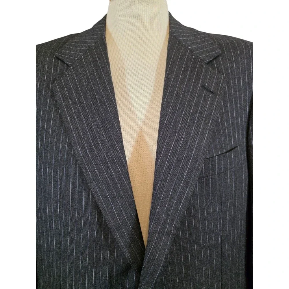BRIONI Blazer Mens 42R Blue Fine Wool ADRIANO 2 Button Sport Coat Career Preppy